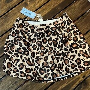 Younique Leopard Print Swim Bottom Small NWT